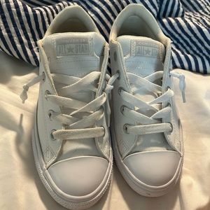 Converse All Star White Leather
